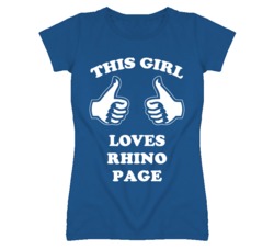 Rhino Page Kansas Sports This Girl Loves T Shirt