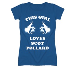 Scot Pollard Kansas Sports This Girl Loves T Shirt