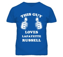 Lafayette Russell Kansas Sports This Guy Loves T Shirt