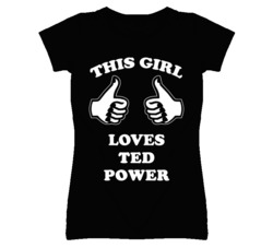 Ted Power Kansas Sports This Girl Loves T Shirt
