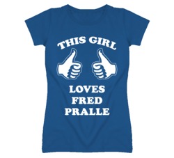 Fred Pralle Kansas Sports This Girl Loves T Shirt