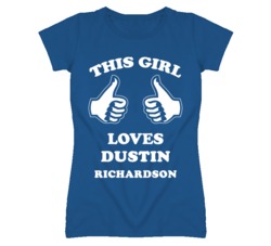 Dustin Richardson Kansas Sports This Girl Loves T Shirt