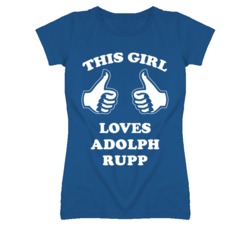Adolph Rupp Kansas Sports This Girl Loves T Shirt