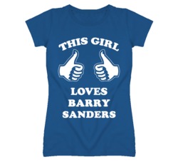 Barry Sanders Kansas Sports This Girl Loves T Shirt