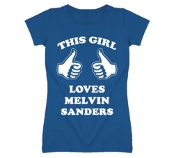 Melvin Sanders Kansas Sports This Girl Loves T Shirt
