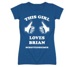 Brian Schottenheimer Kansas Sports This Girl Loves T Shirt