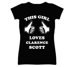 Clarence Scott Kansas Sports This Girl Loves T Shirt