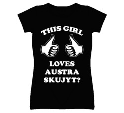 Austra Skujyt? Kansas Sports This Girl Loves T Shirt