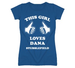 Dana Stubblefield Kansas Sports This Girl Loves T Shirt