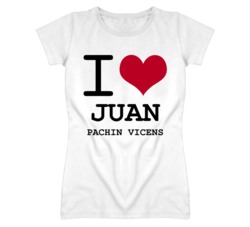 Juan Pach?n Vicens Kansas Sports I Love Heart Ladies Tee T Shirt