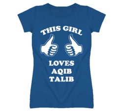 Aqib Talib Kansas Sports This Girl Loves T Shirt