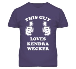 Kendra Wecker Kansas Sports This Guy Loves T Shirt