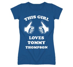 Tommy Thompson Kansas Sports This Girl Loves T Shirt