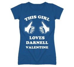 Darnell Valentine Kansas Sports This Girl Loves T Shirt