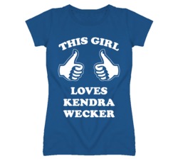 Kendra Wecker Kansas Sports This Girl Loves T Shirt