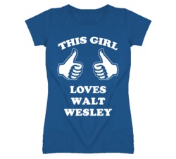 Walt Wesley Kansas Sports This Girl Loves T Shirt