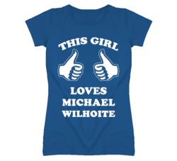 Michael Wilhoite Kansas Sports This Girl Loves T Shirt