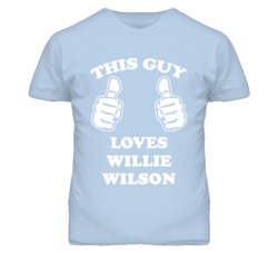 Willie Wilson Kansas Sports This Guy Loves T Shirt