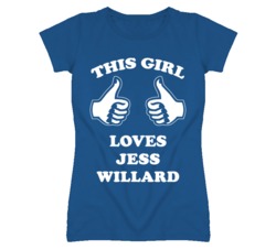 Jess Willard Kansas Sports This Girl Loves T Shirt
