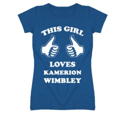 Kamerion Wimbley Kansas Sports This Girl Loves T Shirt