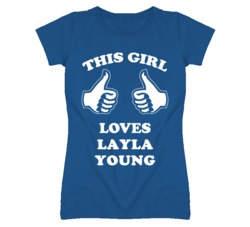 Layla Young Kansas Sports This Girl Loves T Shirt
