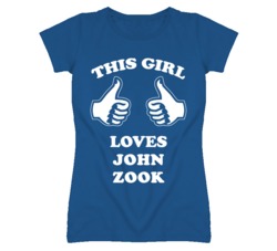 John Zook Kansas Sports This Girl Loves T Shirt
