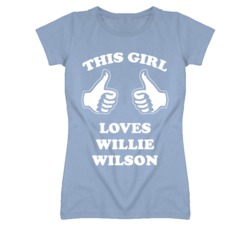 Willie Wilson Kansas Sports This Girl Loves T Shirt