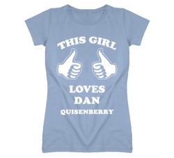 Dan Quisenberry Kansas Sports This Girl Loves T Shirt