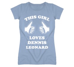 Dennis Leonard Kansas Sports This Girl Loves T Shirt