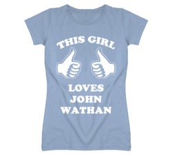 John Wathan Kansas Sports This Girl Loves T Shirt