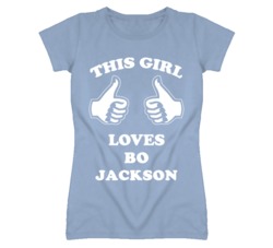 Bo Jackson Kansas Sports This Girl Loves T Shirt
