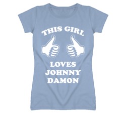 Johnny Damon Kansas Sports This Girl Loves T Shirt