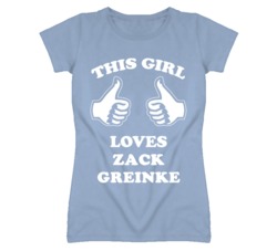 Zack Greinke Kansas Sports This Girl Loves T Shirt