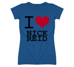 Nick Reid Kansas Sports I Love Heart Ladies Tee T Shirt