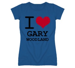 Gary Woodland Kansas Sports I Love Heart Ladies Tee T Shirt