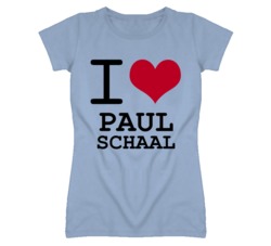 Paul Schaal Kansas Sports I Love Heart Ladies Tee T Shirt