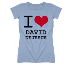 David Dejesus Kansas Sports I Love Heart Ladies Tee T Shirt