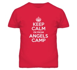 Angels Camp Calaveras California Keep Calm Parody T Shirt
