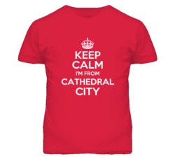 Cathedral City Riverside California Keep Calm Parody T Shirt