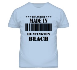 Huntington Beach Orange California Made In Born T Shirt