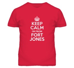 Fort Jones Siskiyou California Keep Calm Parody T Shirt