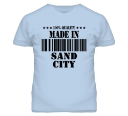 Sand City Monterey California Made In Born T Shirt