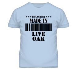 Live Oak Sutter California Made In Born T Shirt