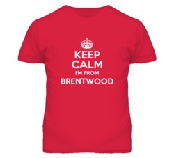 Brentwood Contra Costa California Keep Calm Parody T Shirt