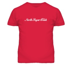 North Sugar Creek Missouri Coca Loki Font T Shirt