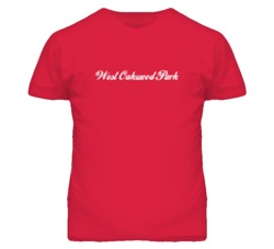 West Oakwood Park Missouri Coca Loki Font T Shirt