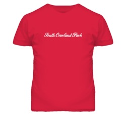 South Overland Park Kansas Coca Loki Font T Shirt