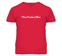 West Overland Park Kansas Coca Loki Font T Shirt