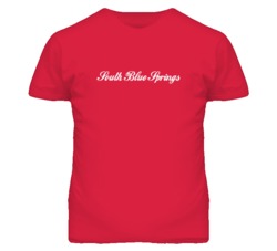 South Blue Springs Missouri Coca Loki Font T Shirt