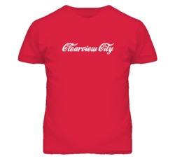 Clearview City Kansas Coca Loki Font T Shirt